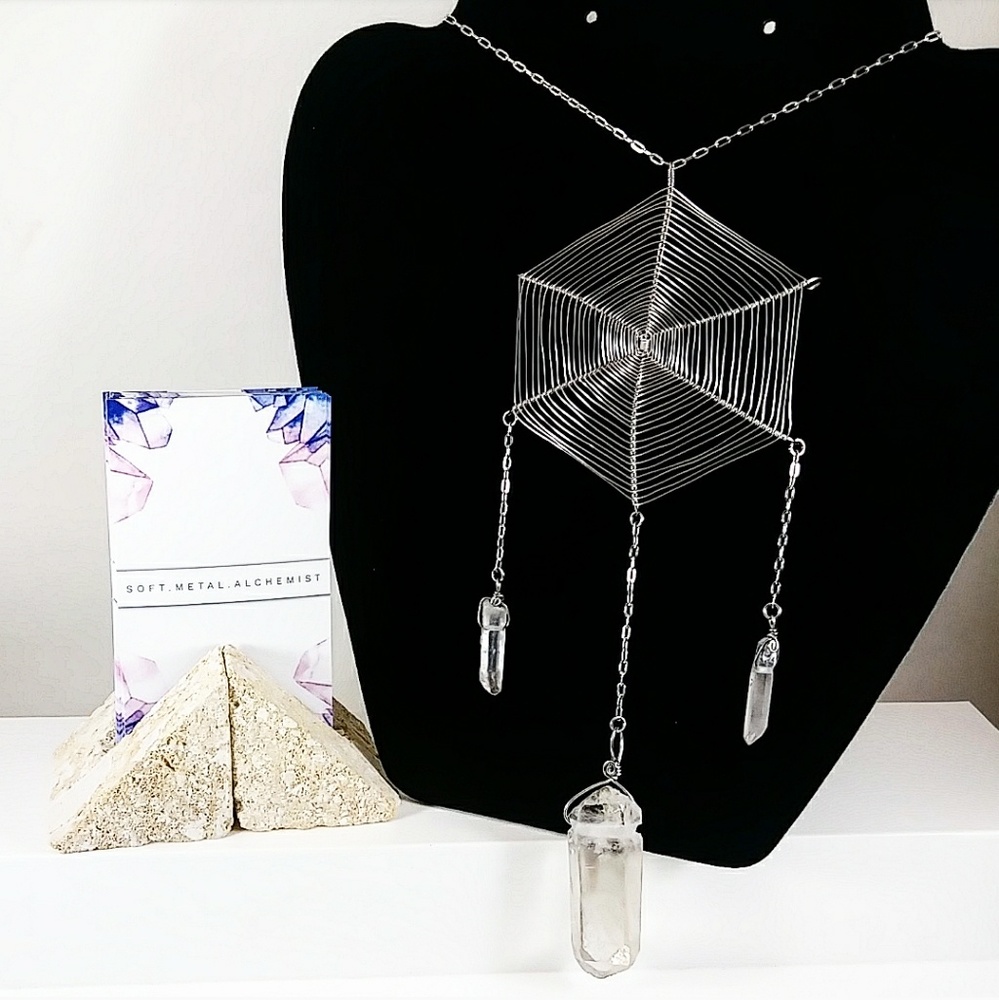 Lemurian Crystal Web - Picture 2 of 6